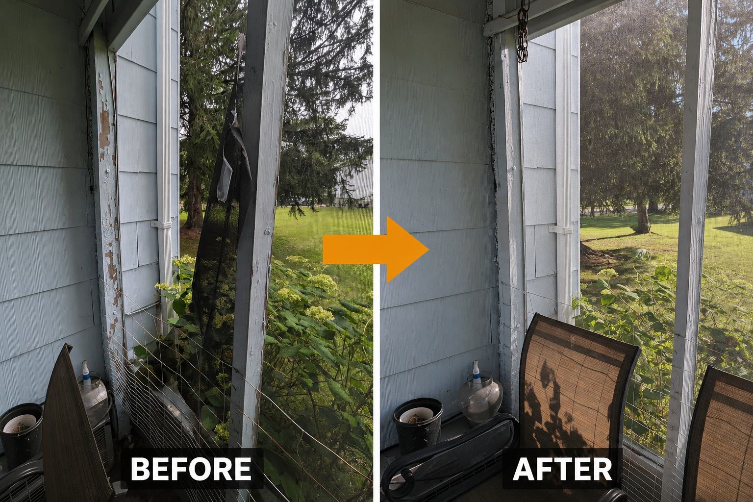 mesh screen repair
